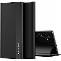 Sleep Case Pro etui do Samsung Galaxy S25 Ultra z klapką i podstawką - czarne