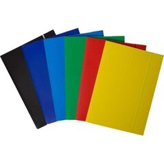 Bantex Teczka z gumką A4 kartonowa czarna (10szt)