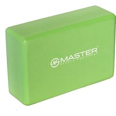 Master Kostka Klocek do Jogi MASTER Green 23 x 15 x 7,5 cm