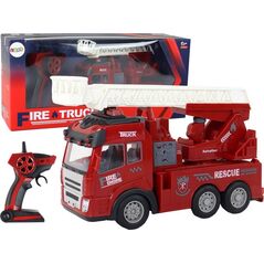 LeanToys Straż Pożarna Z Drabiną Model Zdalnie Sterowany