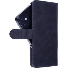 ForCell Kabura uniwersalna COMMON Book rozmiar XL do SAMSUNG A12 /  A13 4G / A34 5G / A02s / XIAOMI Redmi 12 4G / 12C / NOTE 12 4G / 12 PRO 5G OPPO A53s / A72 / A92 niebieska