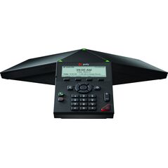 Terminal sieciowy HP Poly Trio 8300 - VoIP-Konferenztelefon - mit Bluetooth-Schnittstelle mit Rufnummernanzeige/Anklopffunktion - IEEE 802.11a/b/g/n (Wi-Fi) / Bluetooth 5.0 - dreiweg Anruffunktion - SIP, SRTP, SDP - 3 Leitungen - Schwarz