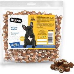 Hau&Miau Pausesnack przysmak dla psa, krążki rybne 500g