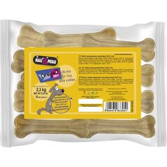 Hau&Miau KOŚĆ PRASOWANA NATURALNA, 26,5cm, 10szt/op, 2,3 kg/op