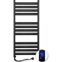 Grzejnik łazienkowy Navin Electric towel dryer Navin Ellipse 500*1200 Sensor left black 12-245153-5012