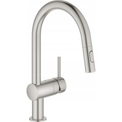 Bateria kuchenna Grohe Kitchen faucet with pull-out hose Grohe MINTA 32321DC2, stainless steel