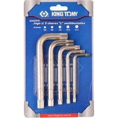 King Tony Zestaw kluczy Spline M5 - M12 5szt. (20505PR01)