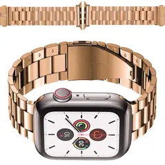 Bizon Strap Watch Aura Apple Watch 38/40/41mm rose gold