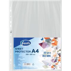 Forofis Koszulki A4 PP FOROFIS 91103 0.080mm 20szt