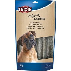 Trixie Skóra z łososia, przysmak dla psa, suszona, 150g