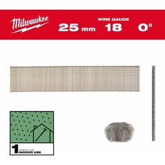 Milwaukee MILWAUKEE SZTYFTY 18G/25mm /5000szt. - M18FN18GS