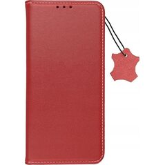 OEM Kabura SMART PRO Book skórzana do XIAOMI Redmi Note 13 Pro Plus 5G bordowy