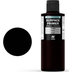 Vallejo Black 200 ml. Podkład Akrylowy Vallejo Surface Primer uniwersalny