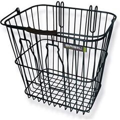 Basil Kosz na tylny bagażnik BOTTLE BASKET mocowanie na haki, stalowy czarny (BAS-11160)