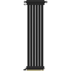 Ssupd Ssupd Riser Flachband-Kabel - PCIe 4.0, 380mm, schwarz
