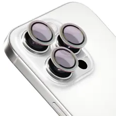 Bizon Glass Snap Lens Apple iPhone 16 Pro / 16 Pro Max silver