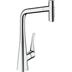 Bateria kuchenna Hansgrohe Kitchen faucet with pull-out hose Hansgrohe Metris Select M71 72833000