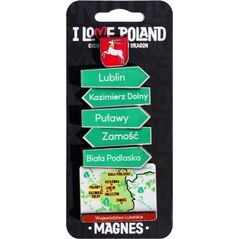 Pan Dragon Magnes I love Poland Lubelskie ILP-MAG-C-LUB-12