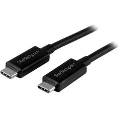 Kabel USB StarTech USB-C - USB-C 1 m Czarny (USB31CC1M)