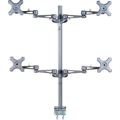 Neomounts Uchwyt biurkowy na 4 monitory 10" - 27" (FPMA-D935D4)