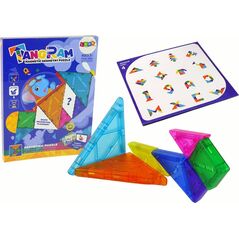 LeanToys Układanka Tangram 7 Magnetycznych Klocków