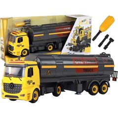 LeanToys Cysterna DIY Do Skręcania i Rozkręcania Żółta Światła Dźwięk