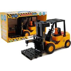 LeanToys Wózek Widłowy na Baterie Pomarańczowy