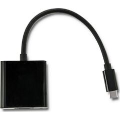 Kabel USB Qoltec USB-C - HDMI 0.23 m Czarny (50375)