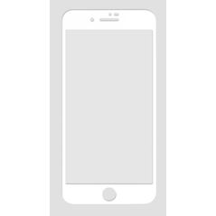 Woodcessories Woodcessories 3D Premium Glass iPhone 6+/ 7+/ 8+ White