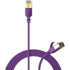 Καλώδιο δικτύου Slimline - CAT7 RJ45 U/FTP έκδοση μωβ - 1 μέτρο
