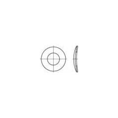 Toolcraft TOOLCRAFT 105891 Fjederskiver Indvendig diameter: 8.4 mm DIN 137 Fjederstål 100 stk