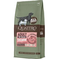 Quattro No Grain All Breed Salmon & Krill 12kg