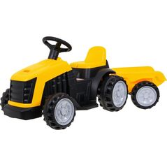 Traktor z Przyczepą Żółty