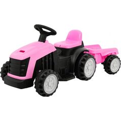 Traktor z Przyczepą Różowy