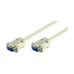 MicroConnect DB-9 - DB-9, 3m, Biały (SCSEHH3)