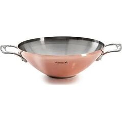 Patelnia De Buyer De Buyer Prima Matera Wok induct ion copper/steel with 2 handles