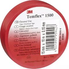 3M Ταινία μόνωσης 3M Temflex 1500 DE272951166 19mmx20m κόκκινη
