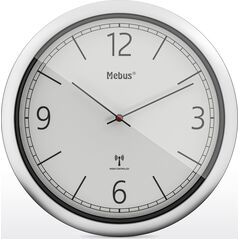 Mebus Mebus 19810 radio wall clock grey/silver