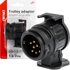 AMiO Przejściówka adapter redukcja gniazda 13/7 amio-03210