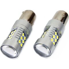 Żarówki P21W BA15s Canbus 24 SMD 12/24V białe uniwersalny