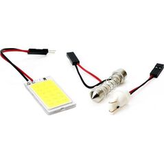AMiO Żarówki LED CLASSIC T10 W5W C5W 1xCOB-18 12V Light board