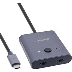InLine InLine® USB-C switch, bidirectional switch, 10Gb/s, 100W
