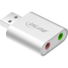 Adapter AV InLine INLINE USB Audio Soundadapter Mini Aluminium Gehaeuse