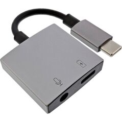 InLine InLine® USB-C Audio Adapter Cable, USB-C to 3.5mm Jack + PD 30W
