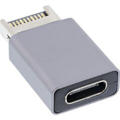 InLine InLine® USB 3.2 adapter, internal USB-E front panel male to USB-C female