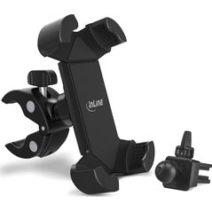 InLine InLine® One Click Easy 3 Drive & Ride Set with universal clamp and ventilation grille clip