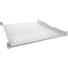 InLine InLine® 19" shelf, 550mm, 50kg, 1U, RAL 7035 grey