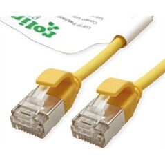 Roline ROLINE GREEN F/UTP DataCenter Patch Cord Cat.6A (Class EA), LSOH, bardzo cienki, żółty, 3 m
