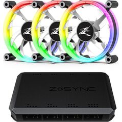 Wentylator Zalman LF120A3 3-pack + Kontroler Z-SYNC (ZM-LF120A3)
