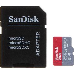 Karta SanDisk Ultra MicroSDXC 256 GB Class 10 UHS-I/U1 A1  (SD-MICRO-10/256-SAND)